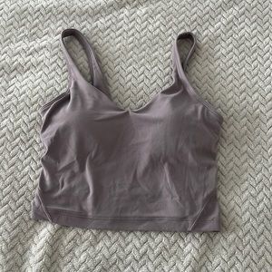 Size 4 lavender color lululemon align tank